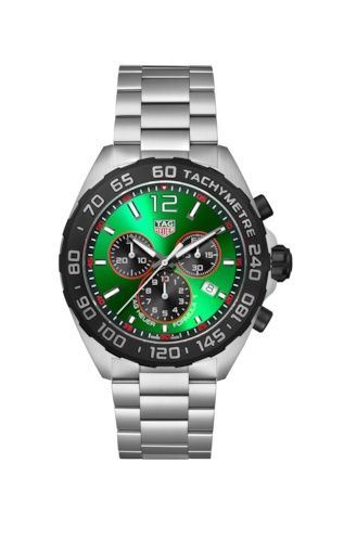 TAG Heuer Formula 1 Quartz Chronograph Stainless Steel / Green / Bracelet
